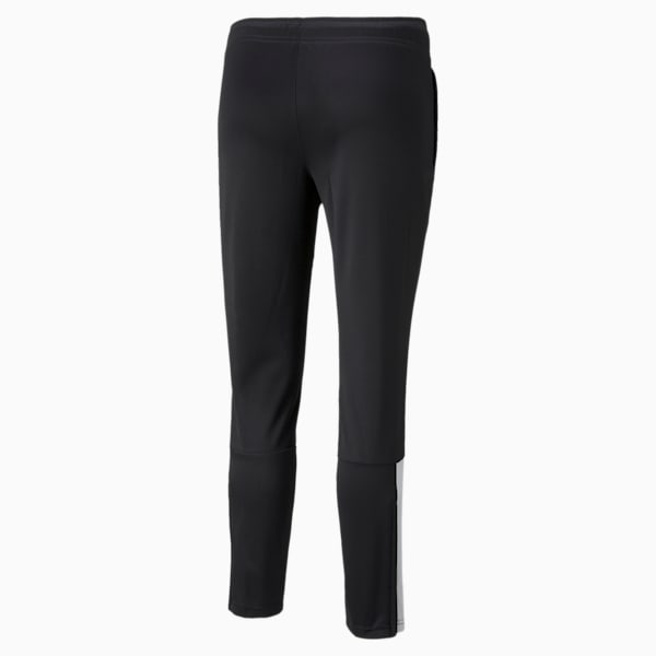 individualLIGA Pant de fútbol para mujer<br />, Puma Black-Harbor Mist, extralarge